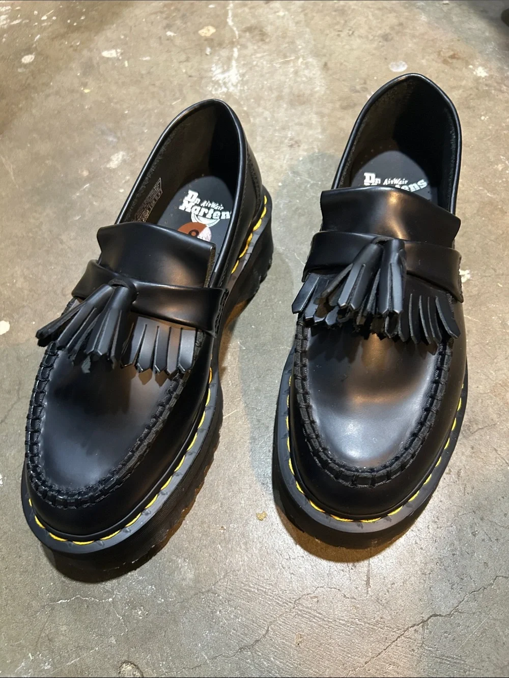 NWOT Dr. Martens Adrian Tassel Loafers in Black - Picture 1 of 5